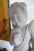  Product image 2 of the product “Amore winged, 80cm height, riverstone, handcrafted ”